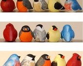 Carved Wooden Birds - Your Choice