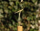 Hand Made Bamboo Bird (EGRET) - bamboo egret / for him / bird watching / a little bird told me /cute great gift for your birder friends