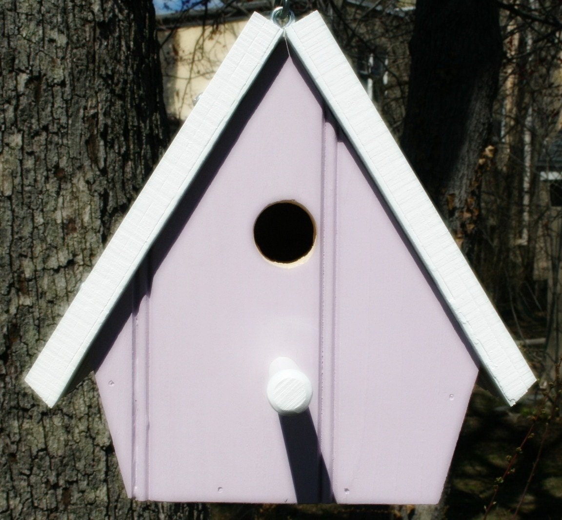 Upcycled Reclaimed Bird House Nest Box for Bluebird Chickadee Nuthatch Titmouse or Carolina Wrens bird lover egg gift for your Birder friend