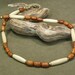 Mens Necklace - Beaded Necklace - Native Necklace - Tribal Necklace - Wood Necklace