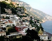Italy Photography - Positano Amalfi Coast, Italy 8x10 Photograph - Italian home decor