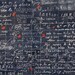 Paris Photography - I love you from all around the world 24x36 photograph - home decor - wedding gift - anniversary gift - navy blue
