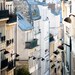 The romantic streets of Montmartre - 8x10 fine art photograph - soft blue and grey tones Paris, France - Paris Photography