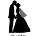 Custom Silhouette Portrait - Wedding Couple - JUST SEND ME YOUR PHOTO AND I DO THE REST