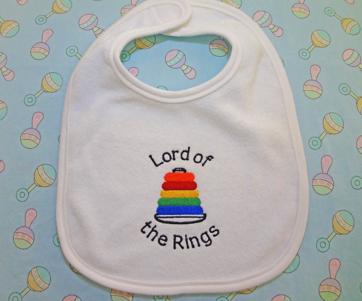 Embroidered Bib - Lord of the Rings