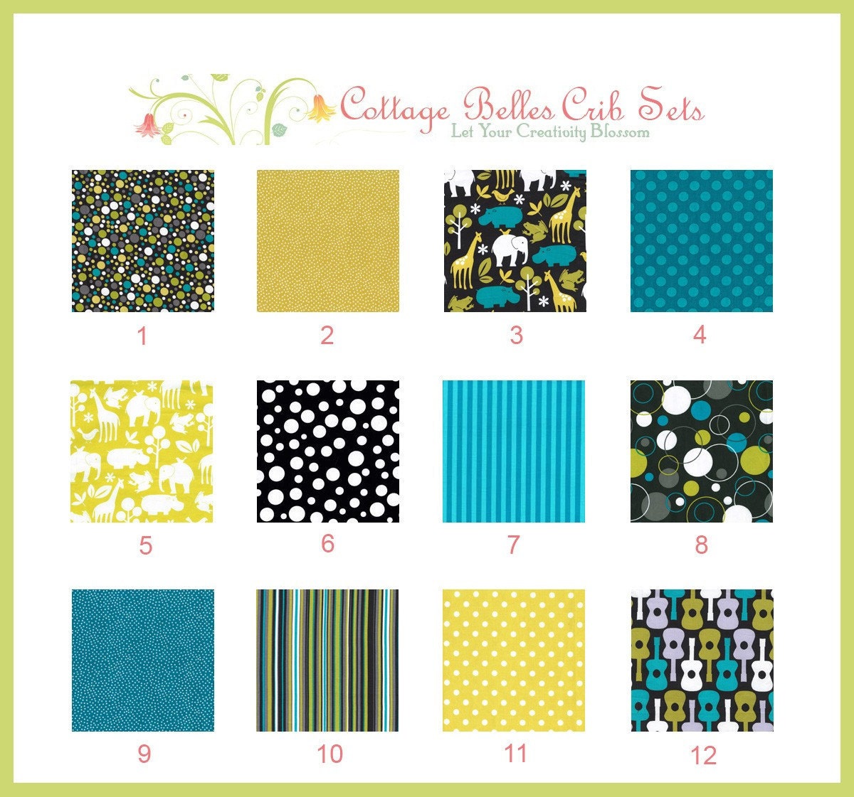 Custom Changing Pad Cover - Zoology Lagoon - Design Your Own, You Choose the Fabric