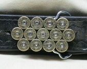 Bullet Belt Buckle 30-30 Winchester Brass Straightline - Flaw