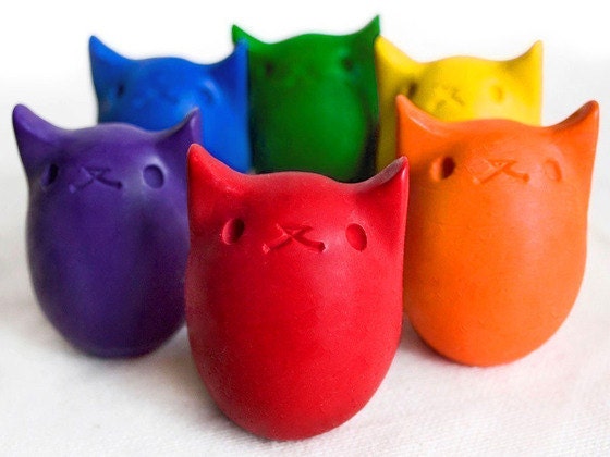 Babys First Colors - All Natural Soy & Beeswax Crayons - 6 set