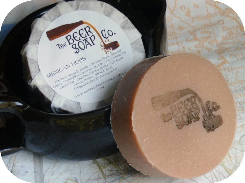 Mexican Hops (TM) Beer Soap - Made With Dos Equis Special Lager