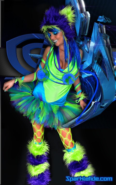 Virtual Rave Costume