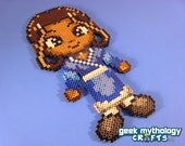 Katara from Avatar the Last Airbender Perler Bead Sprite Decoration