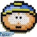 Set of 4 South Park Bead Sprite Decorative Magnets - Stan, Kyle, Kenny, Cartman