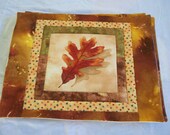 Quilted Leaf Place Mats