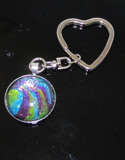 Nail Polish Keychains. From GingerKittyDesigns