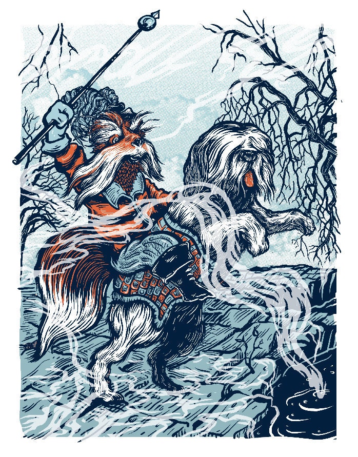 Sir Didymus (form the Labyrinth) - Art Print