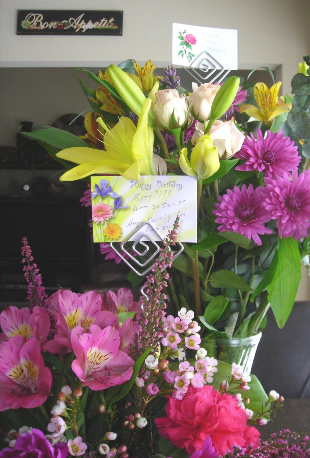 EXTRA LONG 12 Wire Cardette Card Holder Floral Picks by AllegroArt