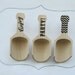 4 Big Ol' Wooden Scoops - Great For Serving Toppings - Customizing Available