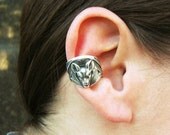 Ear Cuff Bat With Curved Wings SP