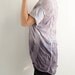 SALE - Shredded T-Shirt in Lilac Ombre - One of A Kind - Size Large