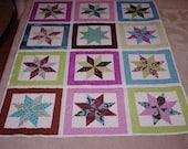 Far Out Star Lap or Crib Quilt