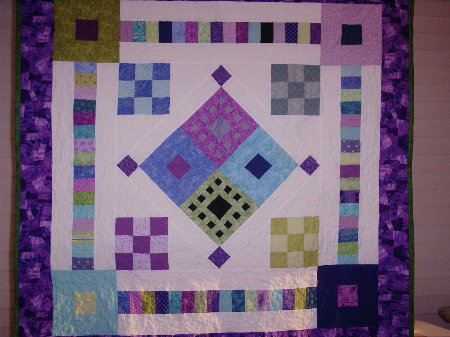 Pastel Geometry Quilt