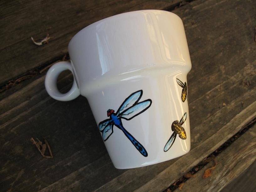 Sale - Dragonfly and Friends Teacup