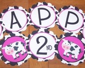 Cow Birthday Party Banner by The Birthday House