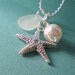 A Sea Glass Necklace: Starfish Pearl
