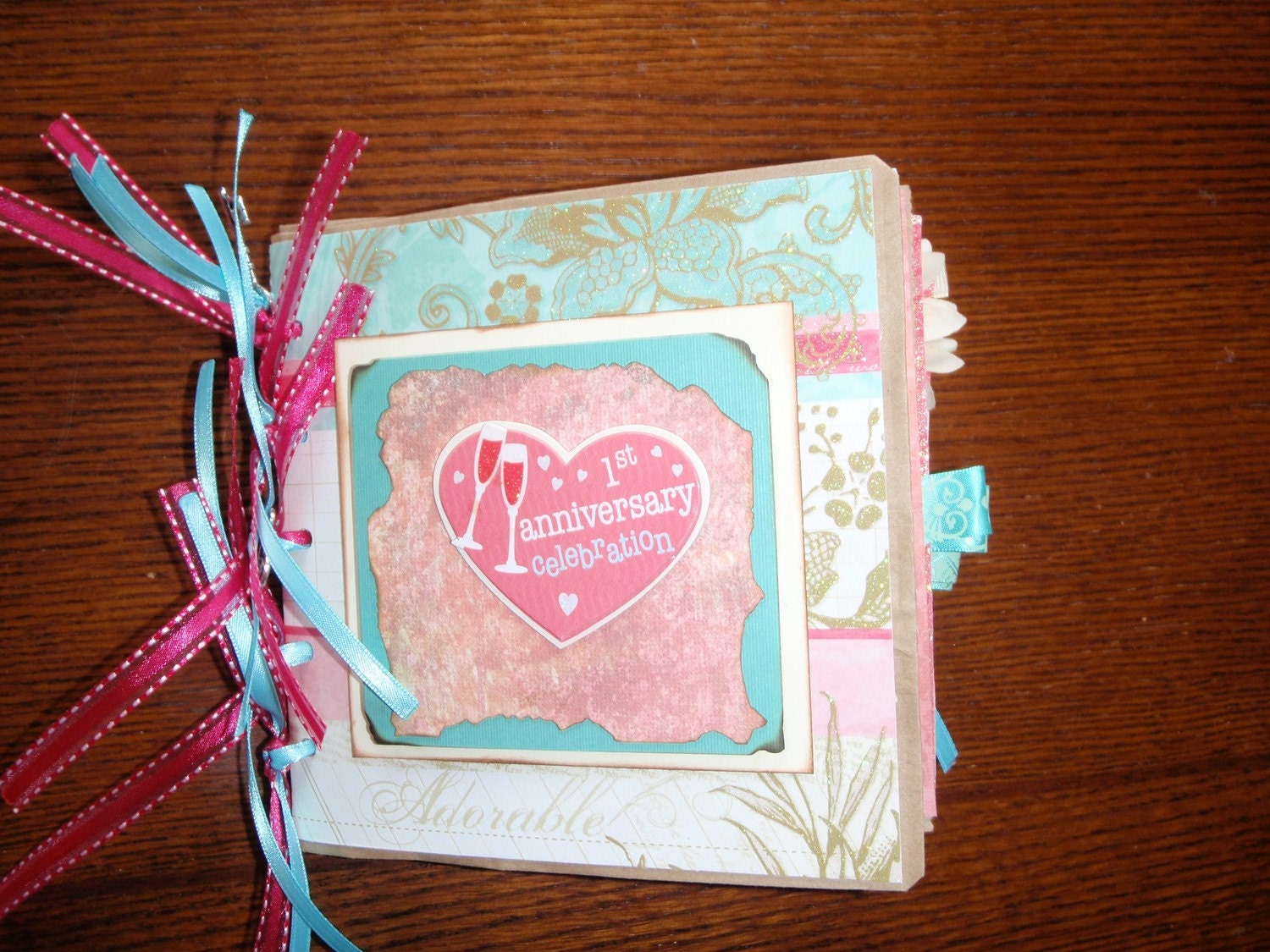 First Wedding Anniversary Mini Paper Bag Album