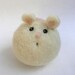 Pumpkin Toy, Felt Wool Mouse Waldorf Doll Felted All Natural Eco Friendly Boy Girl Children Kids Waldorf - Easter Gift