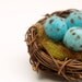 CUSTOM ORDER for Cindy - 3 spekkled eggs only. Enchanting Nest with three Speckled Eggs - Needle Felted Softness.