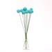 Robin Egg Blue Felt Flowers, Shabby Chic Home Decor Craspedia Wool Billy Button Flower Ball Pom Pom turquoise aqua decorating for her