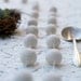White Felt Wedding Garland ( snow banner country farm rustic woodland table decoration festive party felted ) 8ft