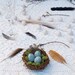 White Felt Wedding Garland ( snow banner country farm rustic woodland table decoration festive party felted ) 8ft
