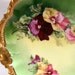 Victorian Chopin Limoges France Plate Circa 1900 Brilliant Pansies Artist Signed