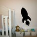 Kids Rocket Wall Chalkboard Vinyl Decal Sticker