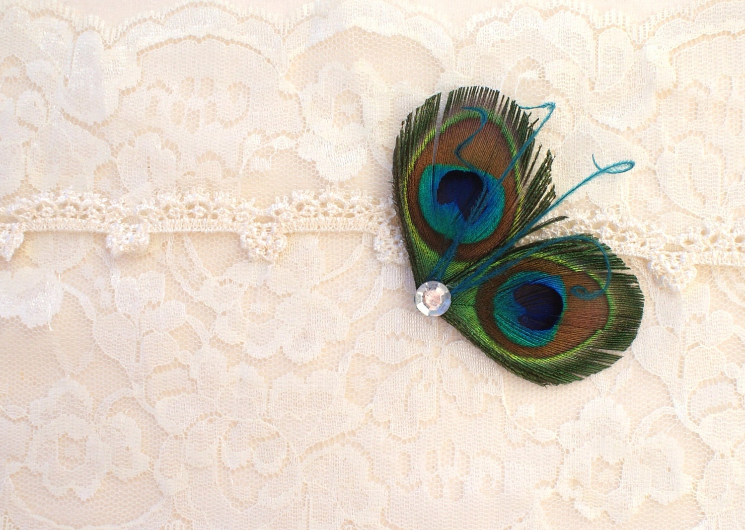 Toddler Girls Mini Peacock Fascinator in PRETTY PEACOCK - Easter Hair Clips - Baby Girls Hair Accessory - Flower Girl - Boutique Hair Bow