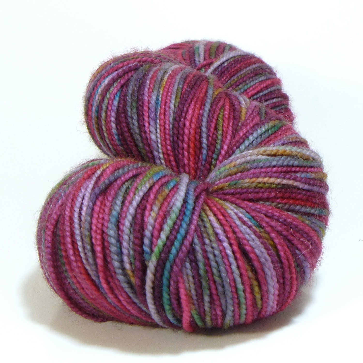 Self-striping Jest 2ply Merino/Nylon Sock - Furiously Happy