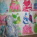 Shift Dress Baby Blanket made with Lilly Pulitzer Fabric
