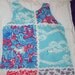 Shift Dress Baby Blanket made with Lilly Pulitzer Fabric