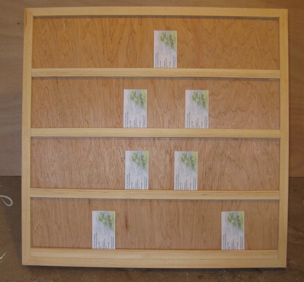 Craft show display earring card slot