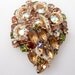 SALE --- Large Vintage Kramer Dazzling Rhinestone Rainbow Brooch