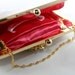 Bridal Clutch Bag in white with peacock feather brooch - 8-inch PEACOCK PASSION