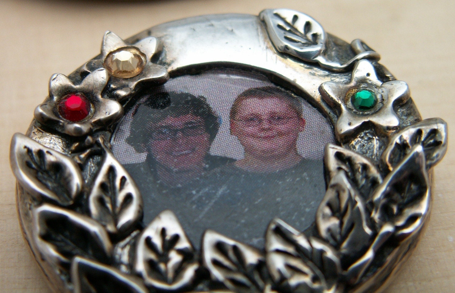 Custom Photo Brooch