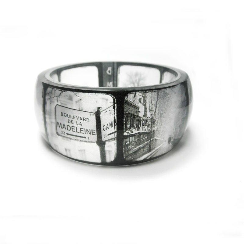 Meet Me In Paris, XL SUPER CHUNKY bangle, bracelet, by BuyMyCrap