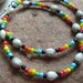 Rainbow Selu Corn Bead Unisex Job's Tears Native Inspired Necklace
