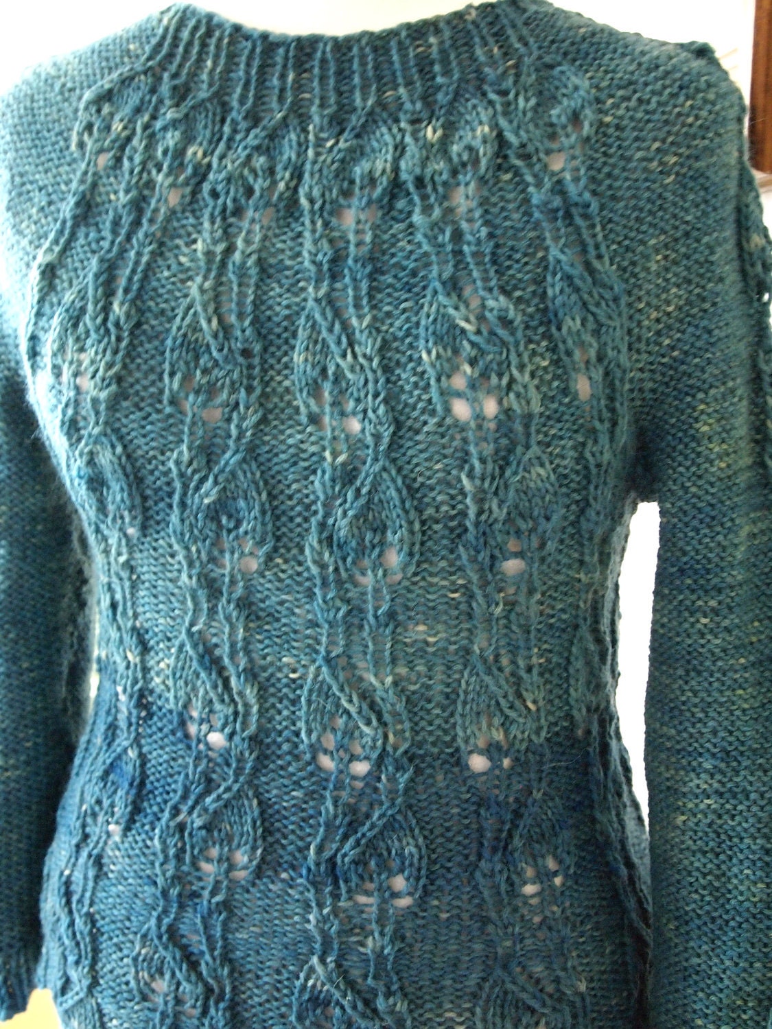 Leafable Pullover PDF Hand Knitting Pattern