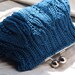 Leafy Clutch PDF Hand Knitting Pattern