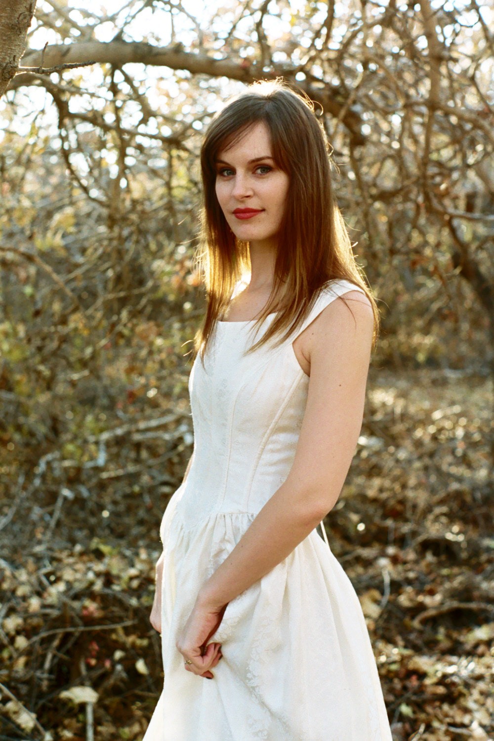 Jessica McClintock Corset Lace Up Wedding Gown