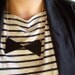 Wooden Bow Tie Necklace - 7 colours available